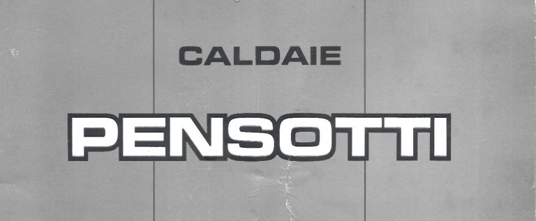 ANDREA PENSOTTI CALDAIE